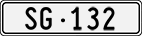 License plate of Switzerland, Cars
