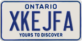Ontario, Vanity Plates