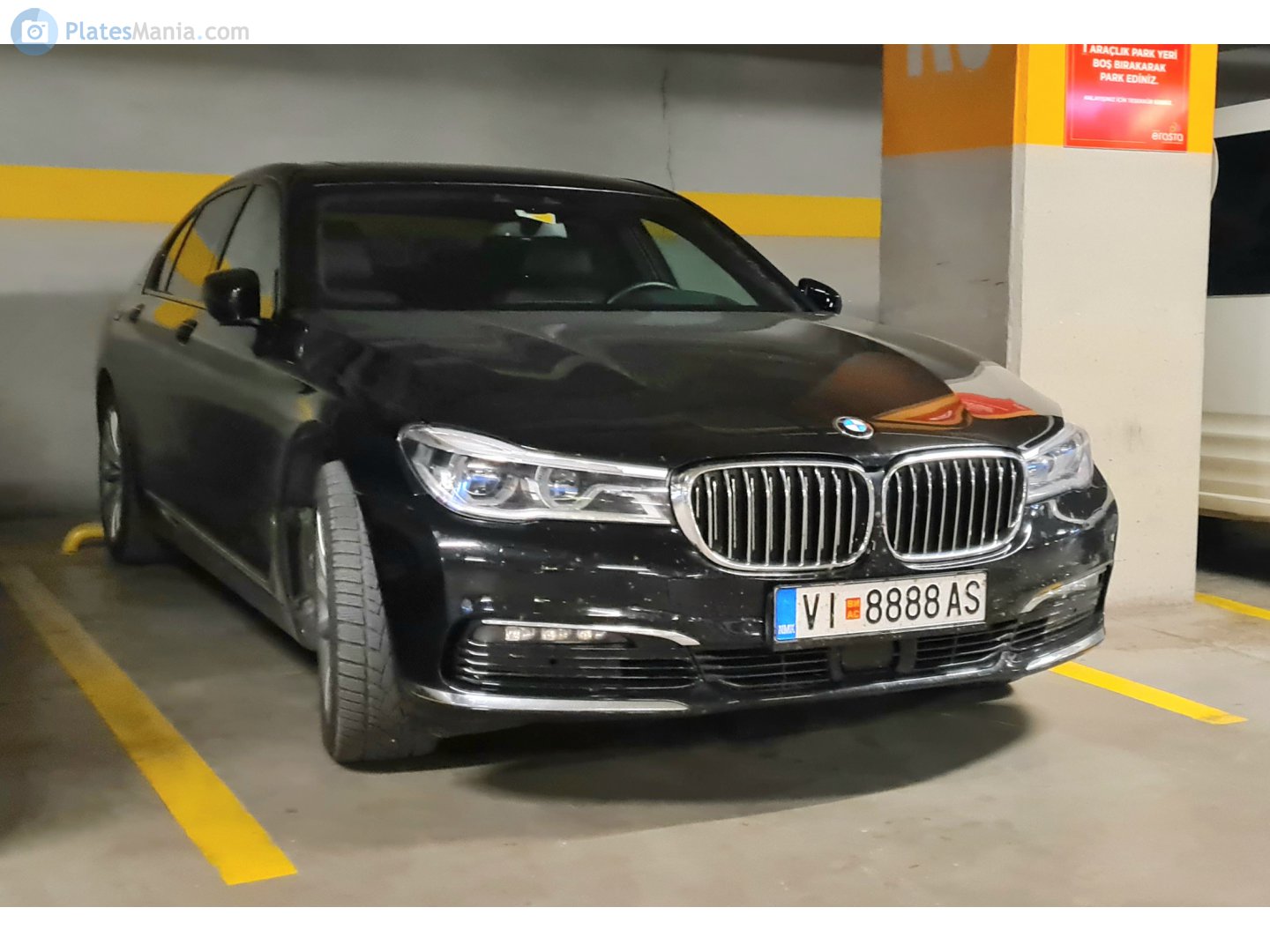 VI 8888 AS, BMW 7 Series 6th gen (G11/G12), 2015–2019
