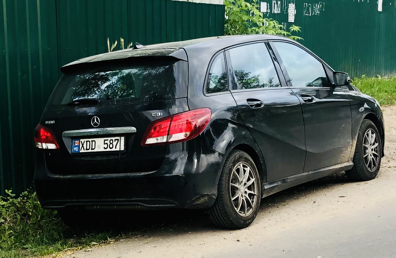 XDD 587, Mercedes-Benz B-Klasse 2nd gen (W242/W246), 2011–2014 (general model)