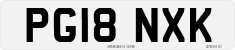 License plate of the United Kingdom, 2001 year system