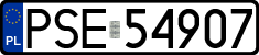 License plates of Poland, Regular car plates