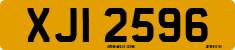 License plate of the United Kingdom, Northern Ireland (1966)
