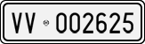 License plate of Italy, Cars (1927 year series)