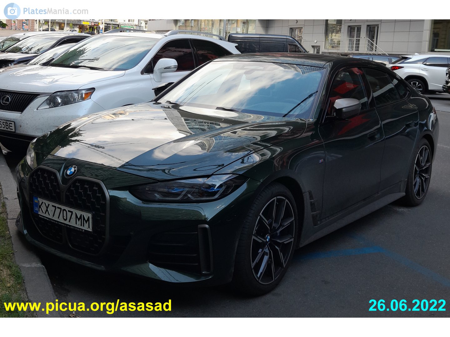 KX 7707 MM, BMW 4 Series 2nd gen Gran Coupé (G26), 2021–