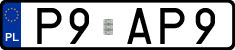 License plates of Poland, Vanity Plates