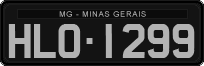 License plate of Brazil, Oldtimers (1990)