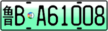 License plate of China, Electric vehicles