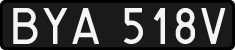 License plates of Poland, 1976 year system