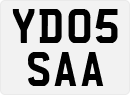 License plate of the United Kingdom, 2001 year system