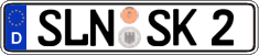 German license plate, Regular plates