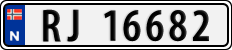 License plate of Norway, Cars