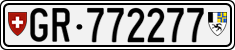 License plate of Switzerland, Cars