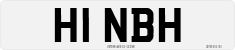 License plate of the United Kingdom, 1983 year system