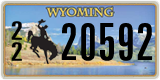 Wyoming, 1(2) 1234X