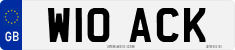 License plate of the United Kingdom, 1983 year system