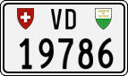 License plate of Switzerland, Cars
