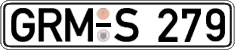 German license plate, Regular plates