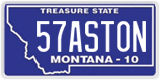 Montana, Vanity Plates