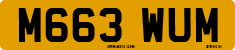 License plate of the United Kingdom, 1983 year system
