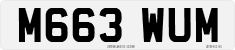 License plate of the United Kingdom, 1983 year system