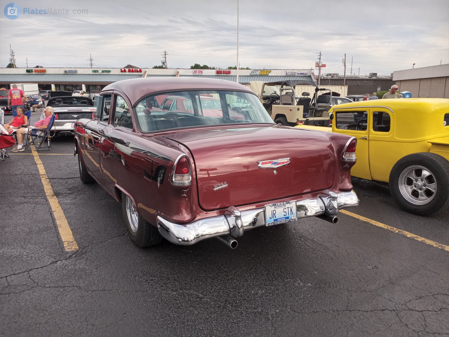 JR STK, Chevrolet 150 2nd gen 1955 2-door Sedan (1502-1211; A-body), 1954–1955