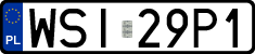 License plates of Poland, Regular car plates