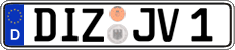 German license plate, Regular plates