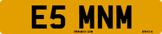 License plate of the United Kingdom, 1983 year system