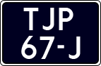 License plate of the Netherlands, Agricultural vehicles
