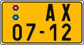 License plate of the Czech Republic, Commercial vehicles (1960)