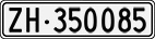 License plate of Switzerland, Cars