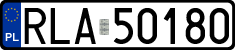 License plates of Poland, Regular car plates