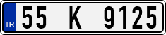 License plate of Turkey, Regular plates