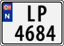 License plate of Norway, Trailers, motorcycles, special vehicles