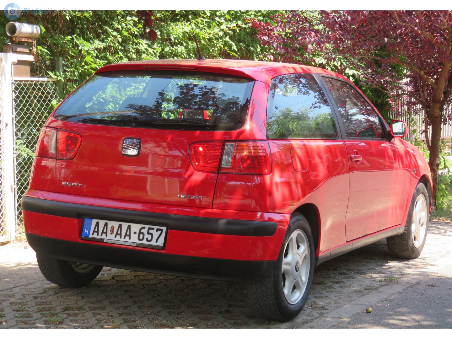 AA AA-657, SEAT Ibiza 2nd gen 3-door Hatch (6K), facelift, 1999–2002