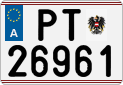 License plate of Austria, Official services and consulates