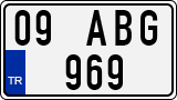 License plate of Turkey, Regular plates