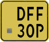 License plate of the Netherlands, Mopeds