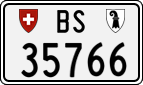 License plate of Switzerland, Cars