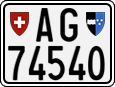 License plate of Switzerland, Motorcycles