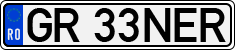 License plate of Romania, Regular plates
