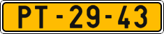 License plate of the Czech Republic, Commercial vehicles (1960)