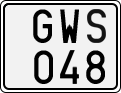 License plate of Sweden, Regular plates