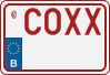 License plate of Belgium, Vanity Plates (2014)