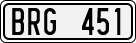 License plate of Sweden, Regular plates