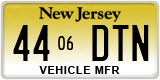 New Jersey, Vehicle Manufacturer (ABC 1234/1234 ABC)
