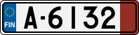 License plate of Finland, Export transit plates
