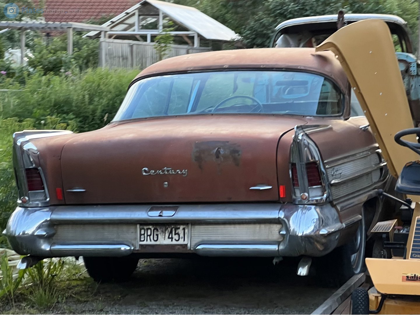 BRG 451, Buick Century 2nd gen (Riviera) 4-door Hardtop (63; B-body), 4th facelift, 1957–1958