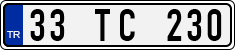 License plate of Turkey, Regular plates